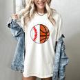 Granny Of Ballers Baseball Basketball Grandma Granny Women's Comfort Colors T-Shirt Ivory Granny Of Ballers Baseball Basketball Grandma Granny Women's Comfort Colors T-Shirt Ivory