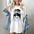 Guatemala Baseball Mom Messy Bun Women's Comfort Colors T-Shirt Ivory