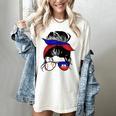 Haitian Baseball Mom Haiti Flag Baseball Girl Women's Comfort Colors T-Shirt Ivory
