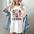 Happy 101 Days Of School Baseball Sports 100th Day Women's Comfort Colors T-Shirt Ivory Happy 101 Days Of School Baseball Sports 100th Day Women's Comfort Colors T-Shirt Ivory