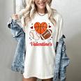 Happy Valentine’s Basketball Football Valentine Baseball Women's Comfort Colors T-Shirt Ivory Happy Valentine’s Basketball Football Valentine Baseball Women's Comfort Colors T-Shirt Ivory