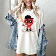 Heart Playing Baseball Valentine Baseball Women's Comfort Colors T-Shirt Ivory Heart Playing Baseball Valentine Baseball Women's Comfort Colors T-Shirt Ivory