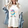 I Hit 100 Days Of School Baseball Ice Cream Drip Boys Girls Women's Comfort Colors T-Shirt Ivory