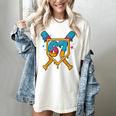 HUGvyn 67 Baseball Ice Cream Drip Six Seven Genz Alpha Slang Women's Comfort Colors T-Shirt Ivory