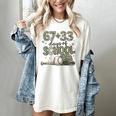 HUGvyn 6733 Days Of School Baseball 100 Days Camo Cap Boys Women's Comfort Colors T-Shirt Ivory HUGvyn 6733 Days Of School Baseball 100 Days Camo Cap Boys Women's Comfort Colors T-Shirt Ivory