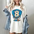 Ice Cream Baseball Glove 8th Birthday Edition Women's Comfort Colors T-Shirt Ivory Ice Cream Baseball Glove 8th Birthday Edition Women's Comfort Colors T-Shirt Ivory