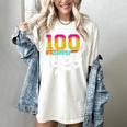 Ice Cream Drip 100 Days Of School Baseball Boys 100th Day Women's Comfort Colors T-Shirt Ivory
