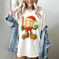 Ice Cream Drip Baseball Christmas Baseball Drip Candy Cane Women's Comfort Colors T-Shirt Ivory Ice Cream Drip Baseball Christmas Baseball Drip Candy Cane Women's Comfort Colors T-Shirt Ivory