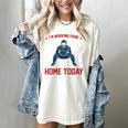 I'm Working From Home Today Baseball Lover Men Women Women's Comfort Colors T-Shirt Ivory