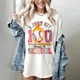 I Just Hit 100 Days Of School Baseball Lovers Fans Boys Kids Women's Comfort Colors T-Shirt Ivory