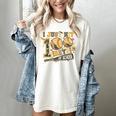 I Just Hit 100 Days Of School Baseball Teacher Student Retro Women's Comfort Colors T-Shirt Ivory I Just Hit 100 Days Of School Baseball Teacher Student Retro Women's Comfort Colors T-Shirt Ivory