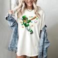 Leprechaun Play Baseball St Patrick's Day Men Kid Boys Women's Comfort Colors T-Shirt Ivory