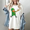 Leprechaun Playing Baseball St Patricks Day Men Boys Kids Women's Comfort Colors T-Shirt Ivory Leprechaun Playing Baseball St Patricks Day Men Boys Kids Women's Comfort Colors T-Shirt Ivory