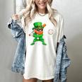 Leprechaun Playing Baseball St Patricks Day Sport Boys Women's Comfort Colors T-Shirt Ivory
