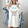 Little Brother Biggest Fan Baseball Cream Drip Crossed Bats Women's Comfort Colors T-Shirt Ivory Little Brother Biggest Fan Baseball Cream Drip Crossed Bats Women's Comfort Colors T-Shirt Ivory