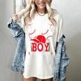 Little Slugger Boy Coming Soon Baby Announcement Baseball Women's Comfort Colors T-Shirt Ivory