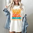 Loud And Proud Baseball Mom Vibrant Colorful Stripe Women's Comfort Colors T-Shirt Ivory