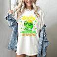 Lucky Dude Drip Baseball Shamrock St Patrick Men Boy Youth Women's Comfort Colors T-Shirt Ivory