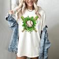 Lucky Shamrock Baseball Gloves Drip St Patrick's Day Boys Women's Comfort Colors T-Shirt Ivory Lucky Shamrock Baseball Gloves Drip St Patrick's Day Boys Women's Comfort Colors T-Shirt Ivory