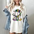 Mardi Gras Ice Cream Drip Baseball Carnival Party Mask Boys Women's Comfort Colors T-Shirt Ivory Mardi Gras Ice Cream Drip Baseball Carnival Party Mask Boys Women's Comfort Colors T-Shirt Ivory
