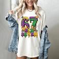 Mardi Gras Six Seven Baseball Drip Number 6 7 Meme Women's Comfort Colors T-Shirt Ivory