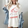 Mask On Fear Gone Baseball Catcher Softball Women's Comfort Colors T-Shirt Ivory Mask On Fear Gone Baseball Catcher Softball Women's Comfort Colors T-Shirt Ivory