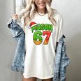Mason 67 Christmas Ice Cream Drip Meme Six Seven Baseball Women's Comfort Colors T-Shirt Ivory