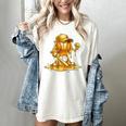 Melting Baseball Mascot Slugger Bat Cap Cartoon Women's Comfort Colors T-Shirt Ivory Melting Baseball Mascot Slugger Bat Cap Cartoon Women's Comfort Colors T-Shirt Ivory