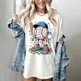 Melting Slime Sprinkle Baseball Mascot With Bat Women's Comfort Colors T-Shirt Ivory Melting Slime Sprinkle Baseball Mascot With Bat Women's Comfort Colors T-Shirt Ivory