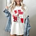 Mike Trout Los Angeles A MLB Baseball Players MLBMTR304N Women's Comfort Colors T-Shirt Ivory Mike Trout Los Angeles A MLB Baseball Players MLBMTR304N Women's Comfort Colors T-Shirt Ivory