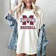 Mississippi State Baseball Bulldogs NCAA MS16 Women's Comfort Colors T-Shirt Ivory Mississippi State Baseball Bulldogs NCAA MS16 Women's Comfort Colors T-Shirt Ivory