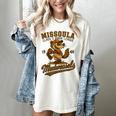 Missoula Mudweasels Retro Minor League Baseball Women's Comfort Colors T-Shirt Ivory
