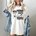 Moms Against White Baseball Pants Funny Baseball Mom Women's Comfort Colors T-Shirt Ivory Moms Against White Baseball Pants Funny Baseball Mom Women's Comfort Colors T-Shirt Ivory
