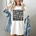 Who Needs Umpires When We Have Baseball Moms Baseball Raglan Baseball Tee Women's Comfort Colors T-Shirt Ivory