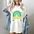 One Lucky Baseball Mom St Patricks Day Rainbow Mother Mama Women's Comfort Colors T-Shirt Ivory