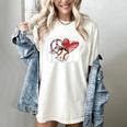 Peace Love Baseball Mom Mommy Women's Comfort Colors T-Shirt Ivory Peace Love Baseball Mom Mommy Women's Comfort Colors T-Shirt Ivory