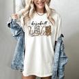 Preppy Baseball Mama Coquette Bow Game Day Mom Mother Women's Comfort Colors T-Shirt Ivory Preppy Baseball Mama Coquette Bow Game Day Mom Mother Women's Comfort Colors T-Shirt Ivory