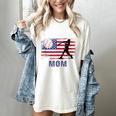 Proud Baseball MOM USA American Flag Family Game Day Women's Comfort Colors T-Shirt Ivory Proud Baseball MOM USA American Flag Family Game Day Women's Comfort Colors T-Shirt Ivory