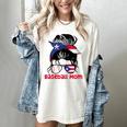 Puerto Rico Baseball Mom Messy Bun Boricua Women's Comfort Colors T-Shirt Ivory Puerto Rico Baseball Mom Messy Bun Boricua Women's Comfort Colors T-Shirt Ivory