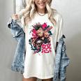 Punk Girl With Anger Kanji And Baseball Bat Women's Comfort Colors T-Shirt Ivory Punk Girl With Anger Kanji And Baseball Bat Women's Comfort Colors T-Shirt Ivory