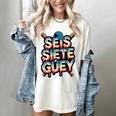 SEIS Siete Guey Baseball Drip Mexico Spanish 67 Slang Boys Women's Comfort Colors T-Shirt Ivory SEIS Siete Guey Baseball Drip Mexico Spanish 67 Slang Boys Women's Comfort Colors T-Shirt Ivory