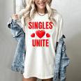 Singles Unite Valentines Day Humor For Singles Raglan Baseball Tee Women's Comfort Colors T-Shirt Ivory Singles Unite Valentines Day Humor For Singles Raglan Baseball Tee Women's Comfort Colors T-Shirt Ivory