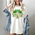 Six Seven 67 Meme Baseball Coquette Bow St Patrick's Day Women's Comfort Colors T-Shirt Ivory Six Seven 67 Meme Baseball Coquette Bow St Patrick's Day Women's Comfort Colors T-Shirt Ivory