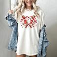 Six Seven 67 Meme Baseball Coquette Bow Valentine Women's Comfort Colors T-Shirt Ivory Six Seven 67 Meme Baseball Coquette Bow Valentine Women's Comfort Colors T-Shirt Ivory