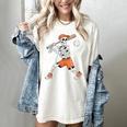 Skeleton Batting Baseball Halloween Women's Comfort Colors T-Shirt Ivory Skeleton Batting Baseball Halloween Women's Comfort Colors T-Shirt Ivory