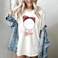 Softball Baseball Mom Floral Tee Mother's Day Women's Comfort Colors T-Shirt Ivory Softball Baseball Mom Floral Tee Mother's Day Women's Comfort Colors T-Shirt Ivory