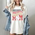 Somebody's Loudmouth Baseball Mom Baseball Women's Comfort Colors T-Shirt Ivory