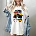 Spanish Baseball Mom Messy Bun Spain Baseball Girl Women's Comfort Colors T-Shirt Ivory
