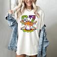 Spooky Halloween Baseball Ice Cream Dripping Six Seven 6 7 Women's Comfort Colors T-Shirt Ivory