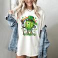 St Patricks Day Baseball Leprechaun Rainbow Green Baseball Women's Comfort Colors T-Shirt Ivory St Patricks Day Baseball Leprechaun Rainbow Green Baseball Women's Comfort Colors T-Shirt Ivory